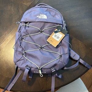 NWT North Face Women’s Borealis - Lunar Slate/Lime